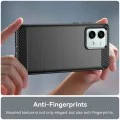 Калъф за Motorola Moto G84 - Carbon Silicone - Черен