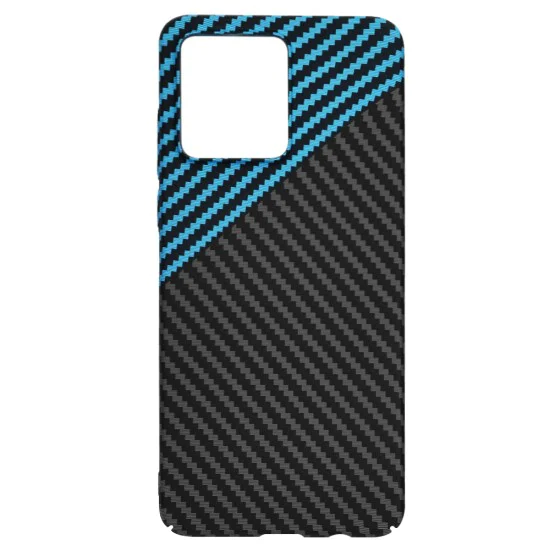 Калъф за Motorola Moto G84 - Carbonite FiberShell - Blue Pulse