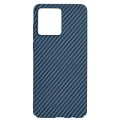 Калъф за Motorola Moto G84 - Carbonite FiberShell - Cyan