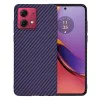 Калъф за Motorola Moto G84 - Carbonite FiberShell - Лилав