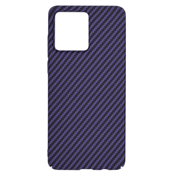 Калъф за Motorola Moto G84 - Carbonite FiberShell - Лилав