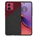 Калъф за Motorola Moto G84 - Carbonite FiberShell - Red Vortex
