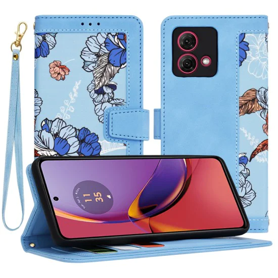 Калъф за Motorola Moto G84 - FlipCraft - Vibrant Blue