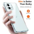 Калъф за Motorola Moto G84 - Удароустойчив Прозрачен Силиконов - Прозрачен