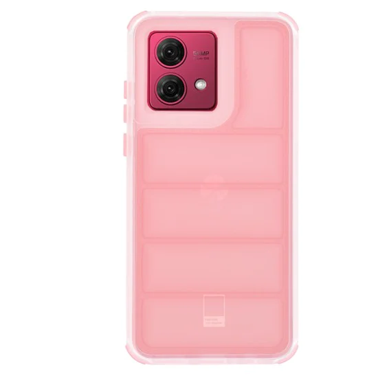 Калъф за Motorola Moto G84 - Wave Shield - Розов