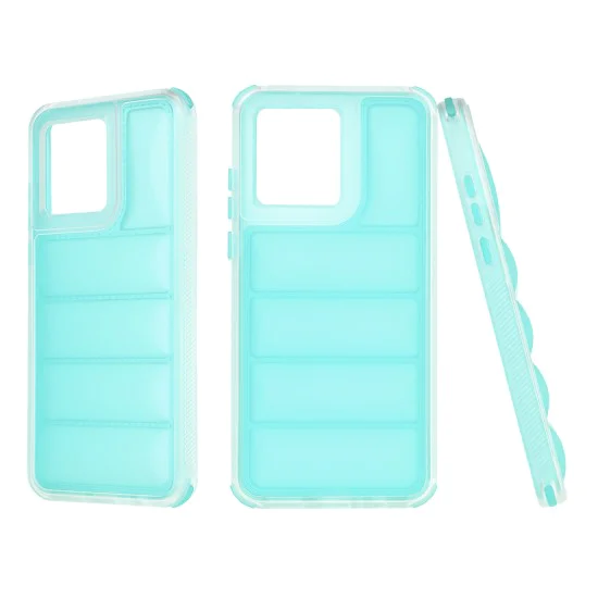 Калъф за Motorola Moto G84 - Wave Shield - Turquoise