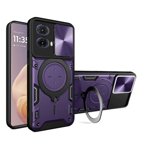Калъф за Motorola Moto G85 - CamGuard Pro - Лилав