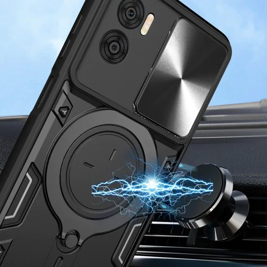 Калъф за Motorola Moto G85 - CamGuard Pro - син