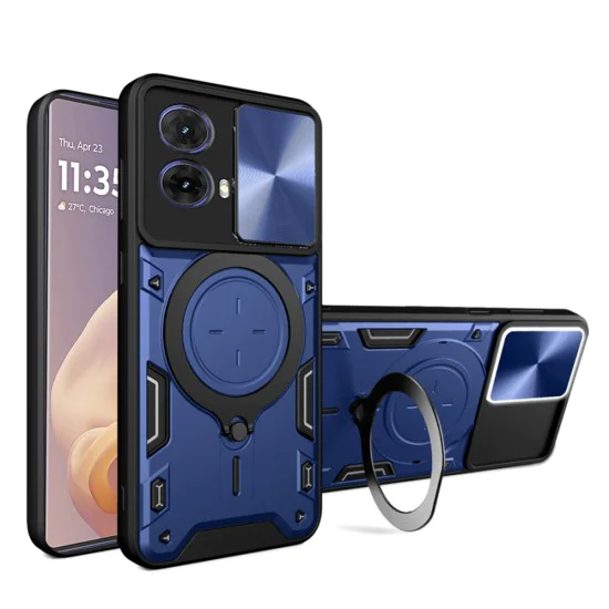 Калъф за Motorola Moto G85 - CamGuard Pro - син