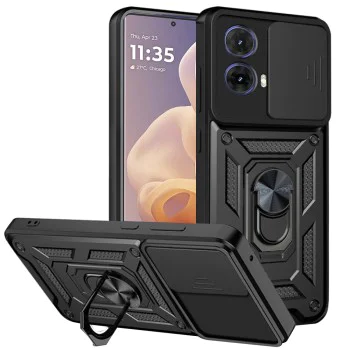 Калъф за Motorola Moto G85 - CamShield Series - черен