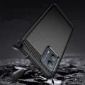 Калъф за Motorola Moto G85 - Carbon Silicone - Черен