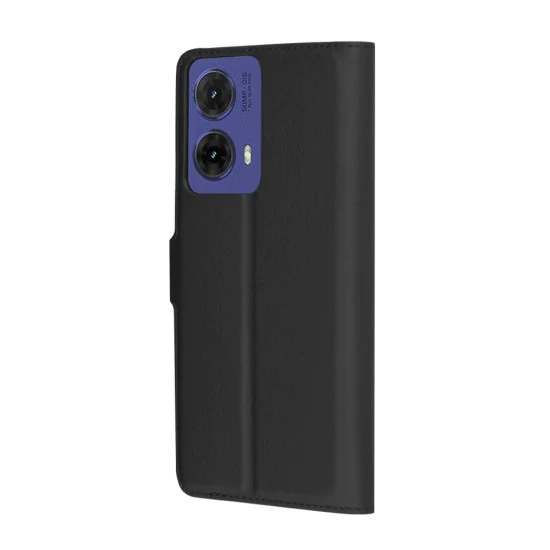 Калъф за Motorola Moto G85 - Кожено Протектор - Черен