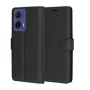 Калъф за Motorola Moto G85 - Кожено Протектор - Черен