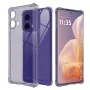 Калъф за Motorola Moto G85 - Techsuit - Удароустойчив Clear Silicone - Опушено Черен