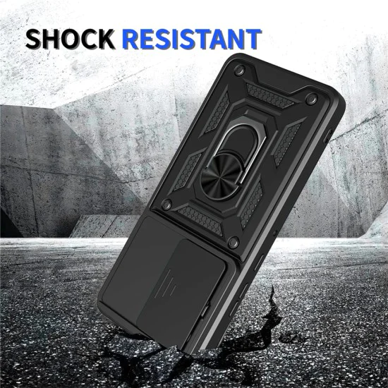 Калъф за Motorola Moto G86 Power - Techsuit - CamShield Series - Черен