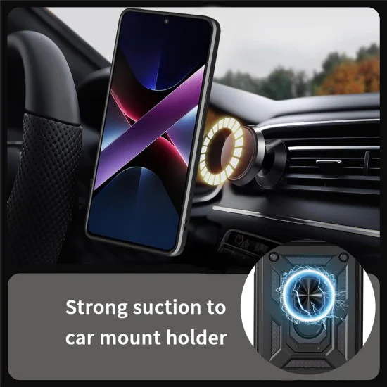 Калъф за Motorola Moto G86 Power - Techsuit - CamShield Series - Черен