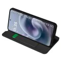 Калъф за Motorola Moto G86 Power - Techsuit - Magskin Book - Черен