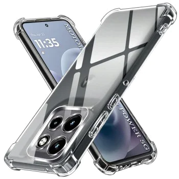 Калъф за Motorola Moto G86 Power - Techsuit - Shockproof Clear Silicone - Прозрачен