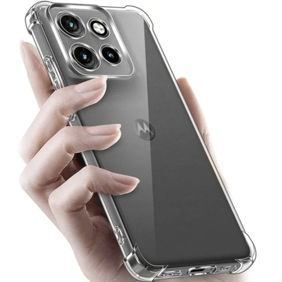 Калъф за Motorola Moto G86 Power - Techsuit - Shockproof Clear Silicone - Прозрачен