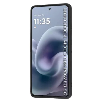 Калъф за Motorola Moto G86 Power - Techsuit - SoftFlex - Черен