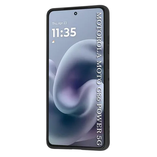 Калъф за Motorola Moto G86 Power - Techsuit - SoftFlex - Черен