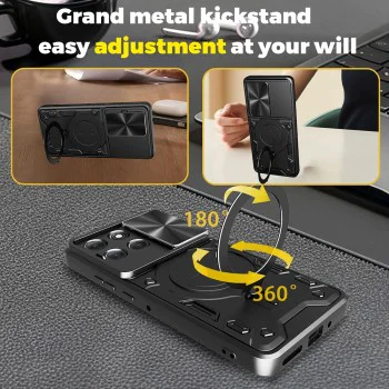 Калъф за Motorola Moto G86 - Techsuit CamGuard Pro - Син