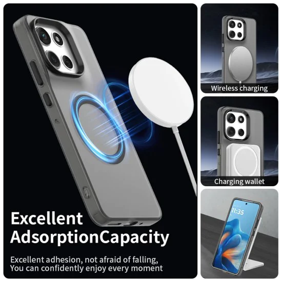 Калъф за Motorola Moto G86 - Techsuit CandyCase MagSafe - Черен