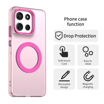 Калъф за Motorola Moto G86 - Techsuit CandyCase MagSafe - Розов