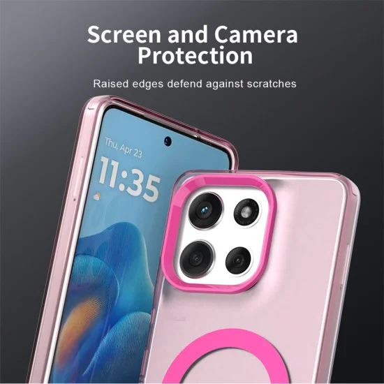Калъф за Motorola Moto G86 - Techsuit CandyCase MagSafe - Розов
