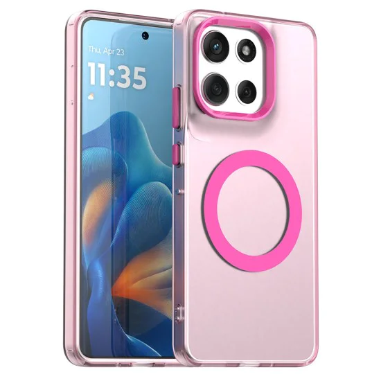 Калъф за Motorola Moto G86 - Techsuit CandyCase MagSafe - Розов