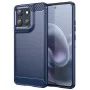 Калъф за Motorola Moto G86 - Techsuit - Carbon Silicone - Син