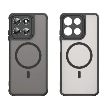 Калъф за Motorola Moto G86 - Techsuit - HaloFrost II MagSafe - Черен