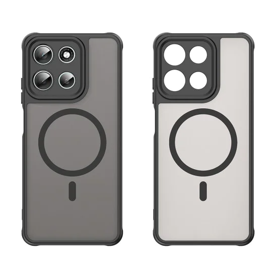 Калъф за Motorola Moto G86 - Techsuit - HaloFrost II MagSafe - Черен