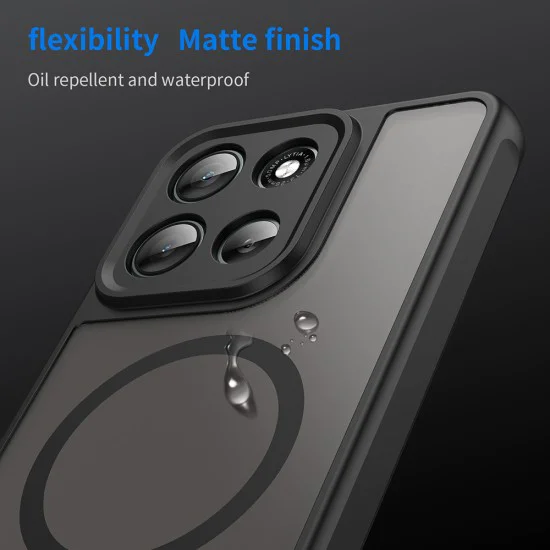 Калъф за Motorola Moto G86 - Techsuit - HaloFrost II MagSafe - Черен