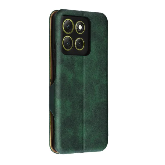 Калъф за Motorola Moto G86 - Techsuit Safe Wallet Plus - Зелено