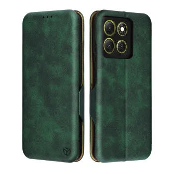 Калъф за Motorola Moto G86 - Techsuit Safe Wallet Plus - Зелено