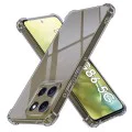Калъф за Motorola Moto G86 - Techsuit - Shockproof Clear Silicone - Опушено Черен