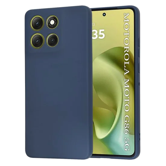 Калъф за Motorola Moto G86 - Techsuit - SoftFlex - Син