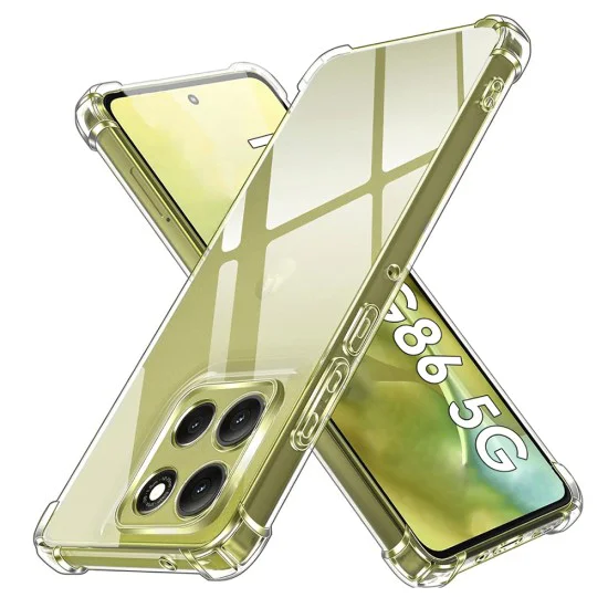 Калъф за Motorola Moto G86 - Techsuit - Удароустойчив Clear Silicone - Прозрачен