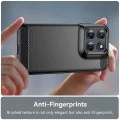 Калъф за Motorola Moto G87 / G77 / G67 - Carbon Silicone - Techsuit - Черен