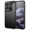 Калъф за Motorola Moto G87 / G77 / G67 - Carbon Silicone - Techsuit - Черен
