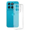 Калъф за Motorola Moto G87 / G77 / G67 - Clear Silicone - Techsuit - Прозрачен