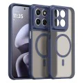 Калъф за Motorola Moto G87 / G77 / G67 - HaloFrost II MagSafe - Techsuit - Син (Navy Blue)