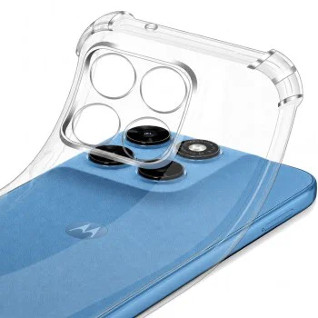 Калъф за Motorola Moto G87 / G77 / G67 - Shockproof Clear Silicone - Techsuit - Прозрачен