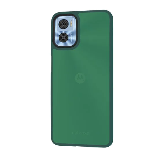 Калъф за Motorola Moto Moto E22 / Moto E22i - HaloFrost Series - Midnight Green