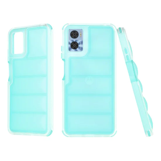 Калъф за Motorola Moto Moto E22 / Moto E22i - Wave Shield - Turquoise