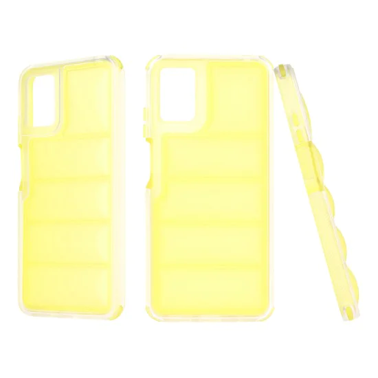 Калъф за Motorola Moto Moto E22 / Moto E22i - Wave Shield - Жълт