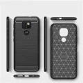 Калъф за Motorola Moto Moto E7 Plus / Moto G9 Play - Carbon Silicone - Черен