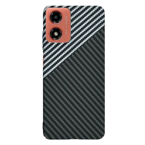 Калъф за Motorola Moto Moto G04 / Moto G04s / Moto G24 / Moto E14 - Carbonite FiberShell - Stealth Gray