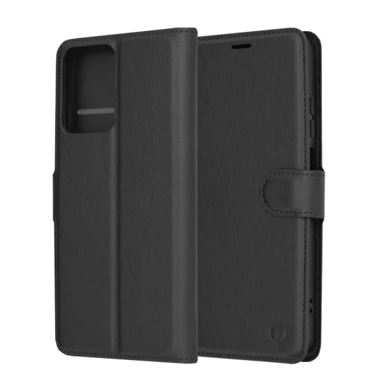 Калъф за Motorola Moto Moto G04 / Moto G04s / Moto G24 / Moto E14 - Кожено Протектор - Черен